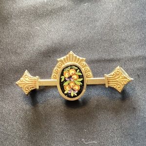 Vintage gold colour pin